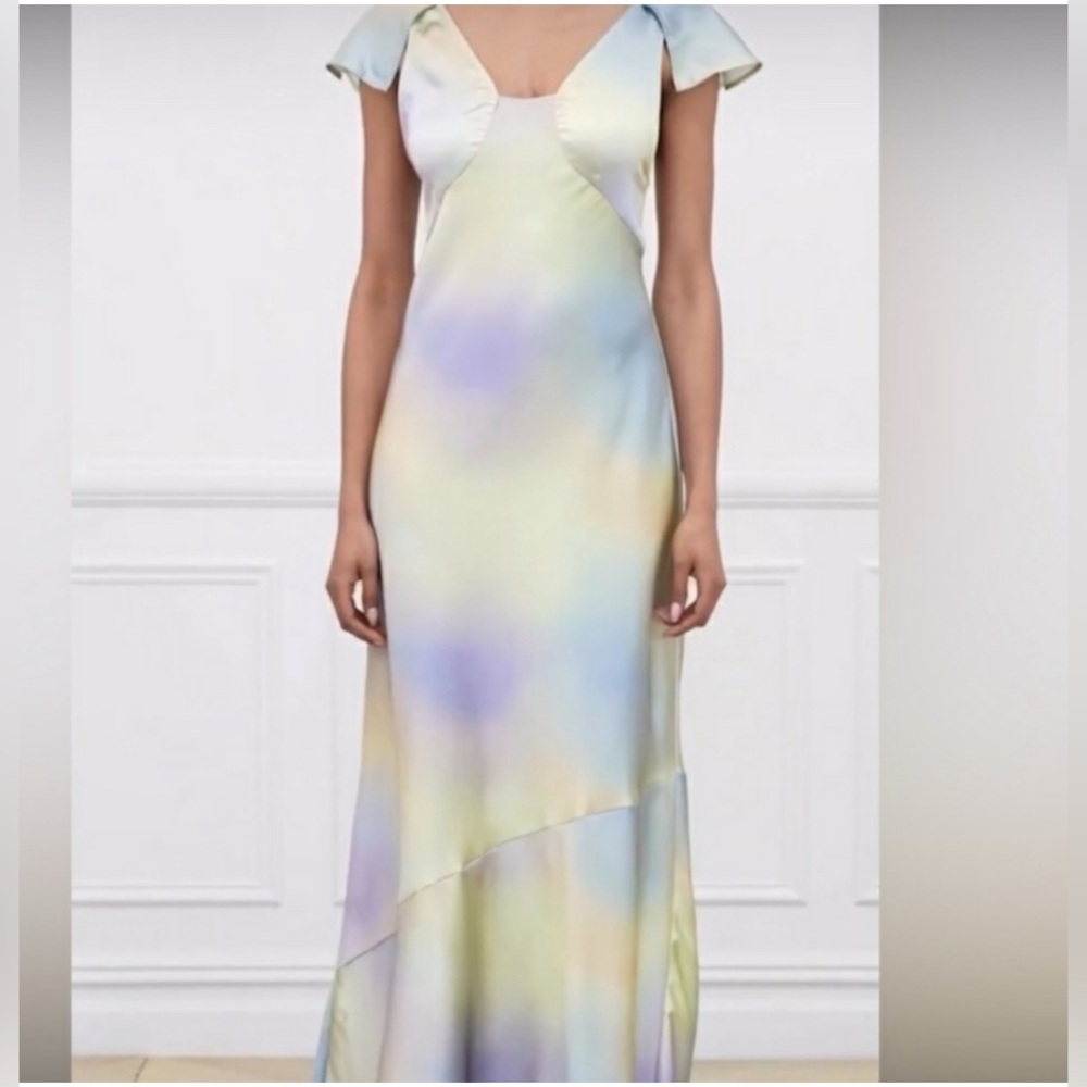 1078. Elegant Multicolor Slip Dress